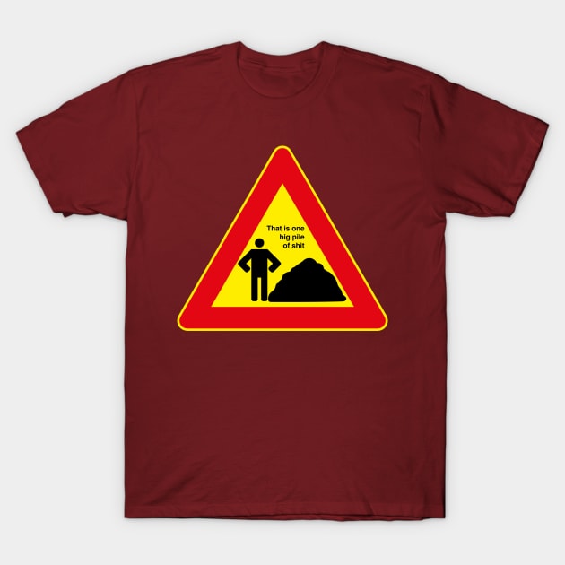 Jurassic Park Shit T-Shirt by CrawfordFlemingDesigns